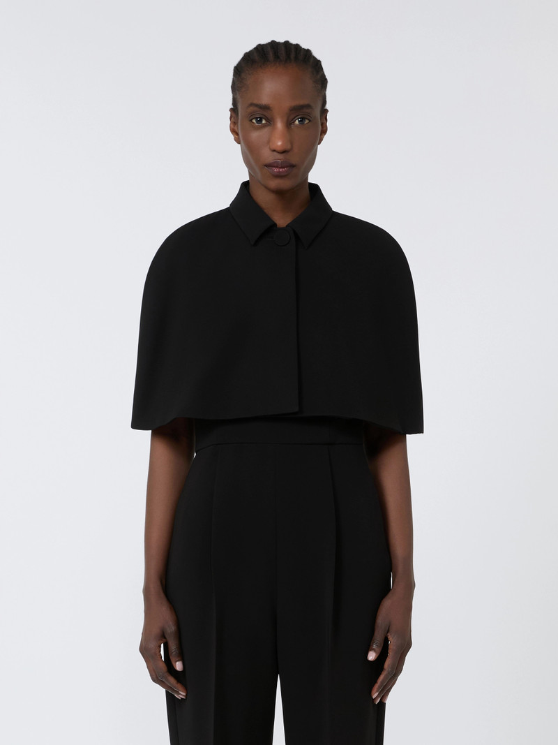 UTILE Cropped cady cape - BLACK 3