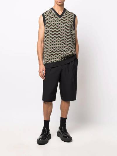 Song for the Mute tie-waist tailored bermuda shorts outlook