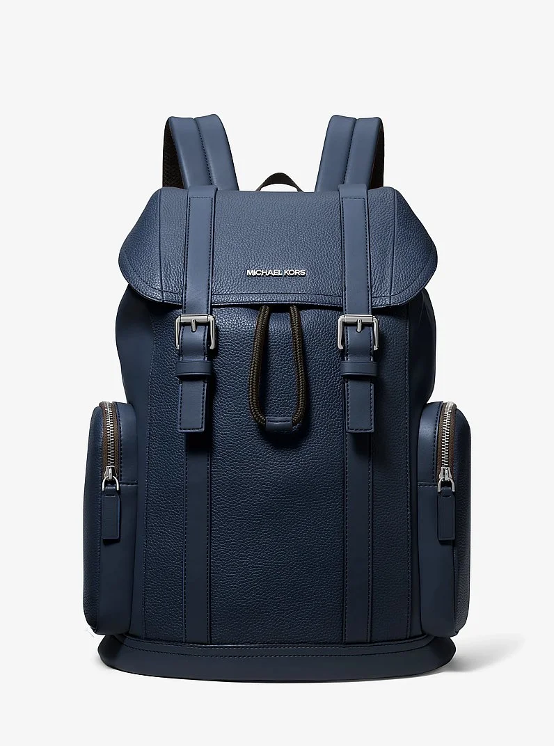 Cooper Pebbled Leather Backpack - 1
