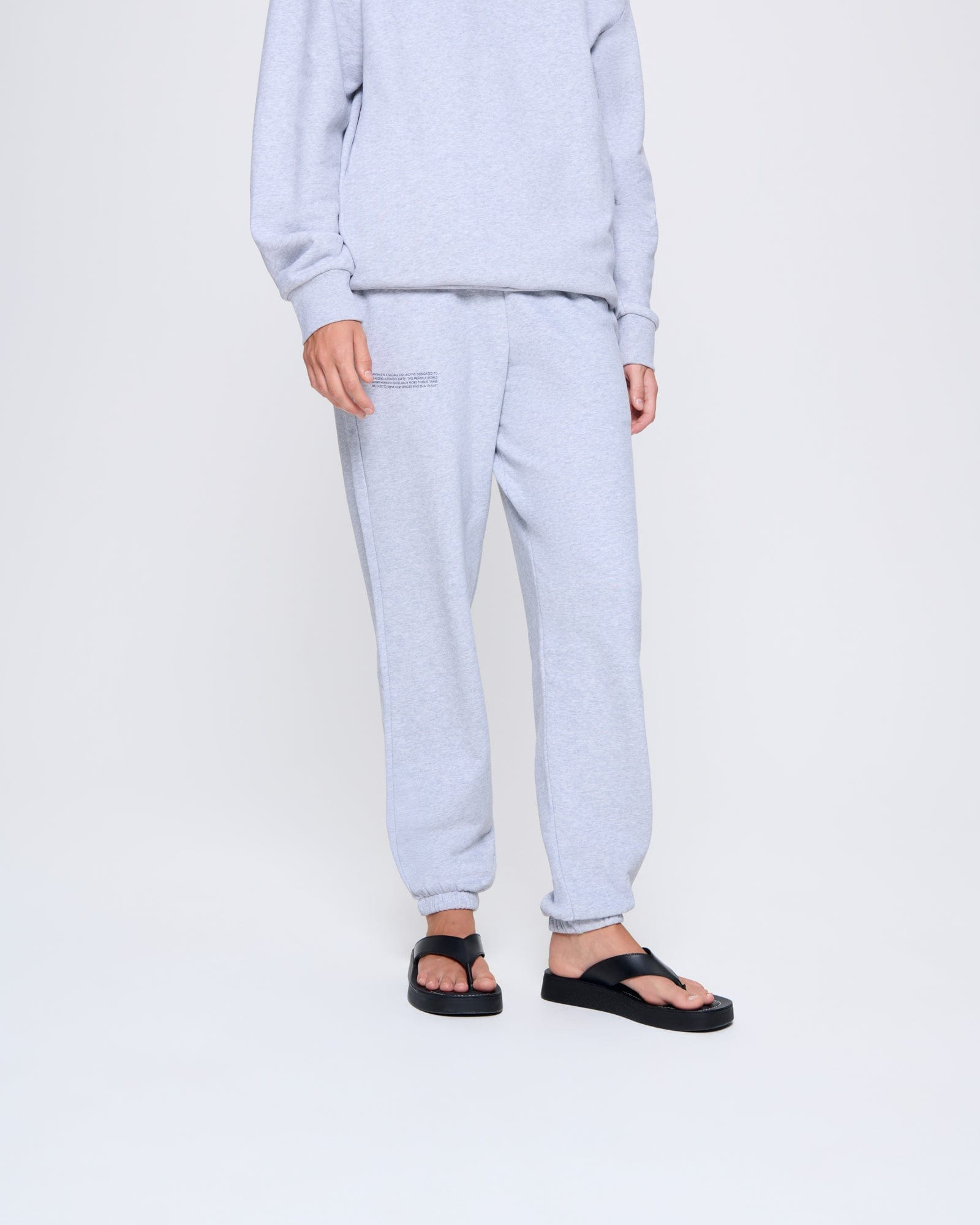 Womens 365 Midweight Track Pants - Grey Marl - 3