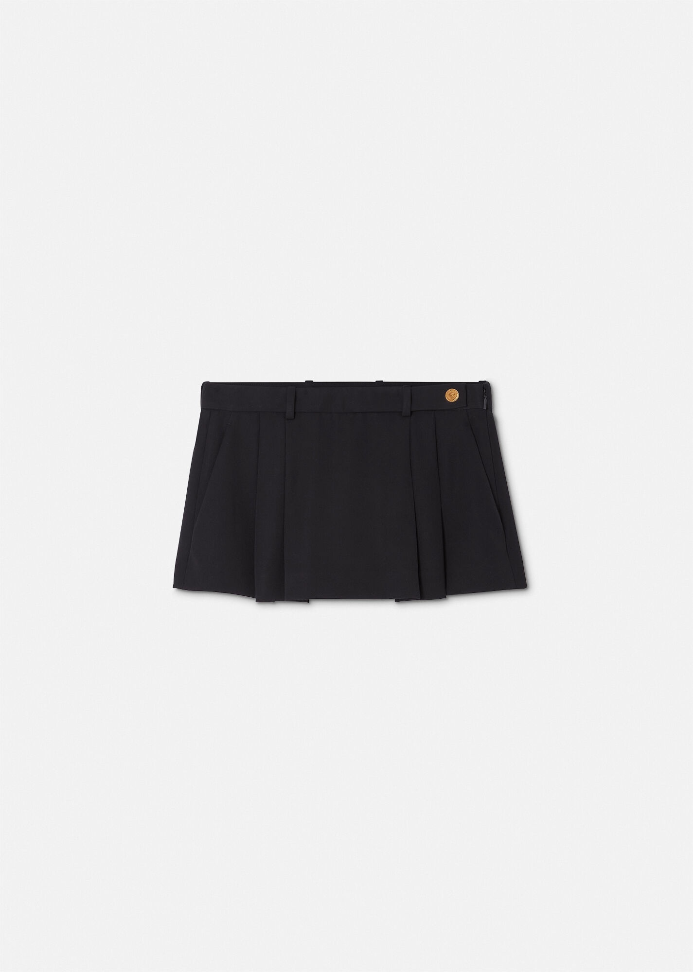 Pleated Mini Skirt - 1