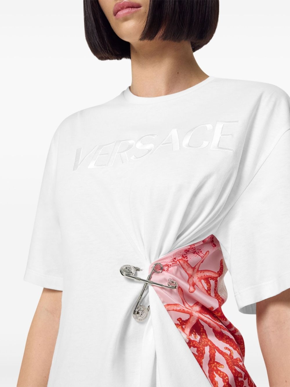 Barocco Sea safety-pin T-shirt - 5