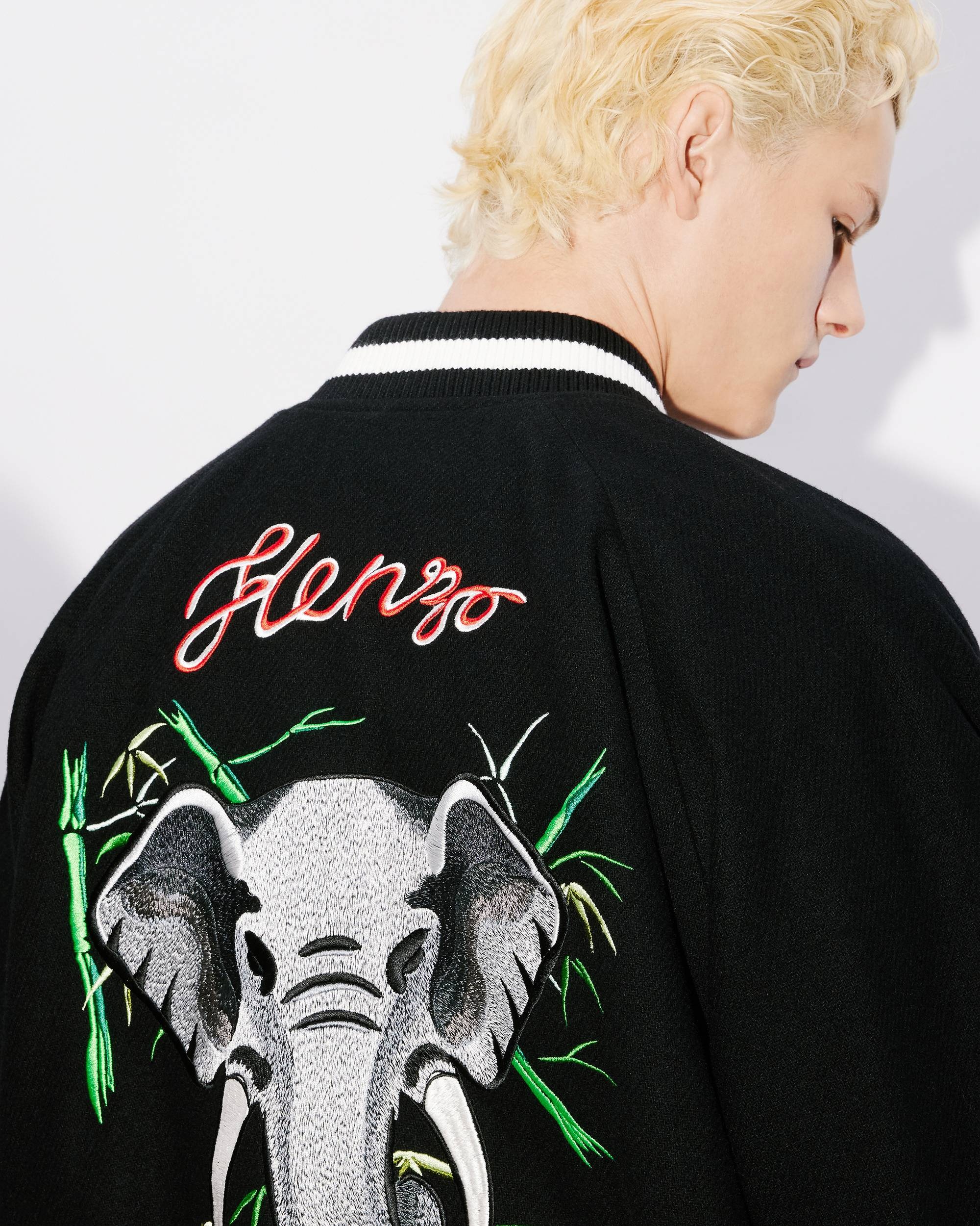 KENZO Elephant' reversible embroidered unisex jacket - 15