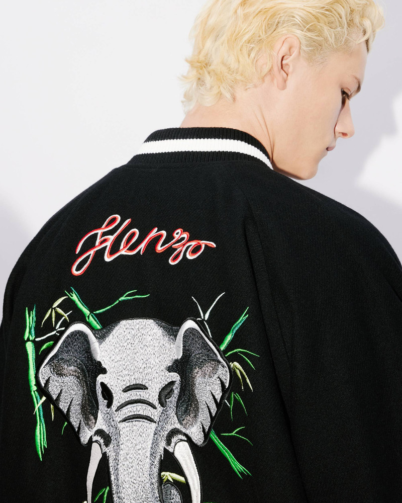 KENZO Elephant' reversible embroidered unisex jacket 15