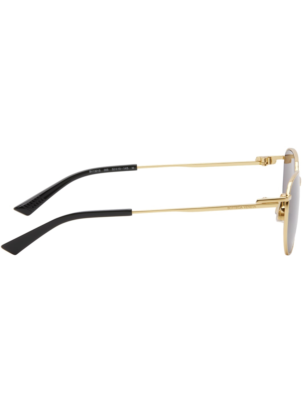 Gold Split Metal Sunglasses - 2