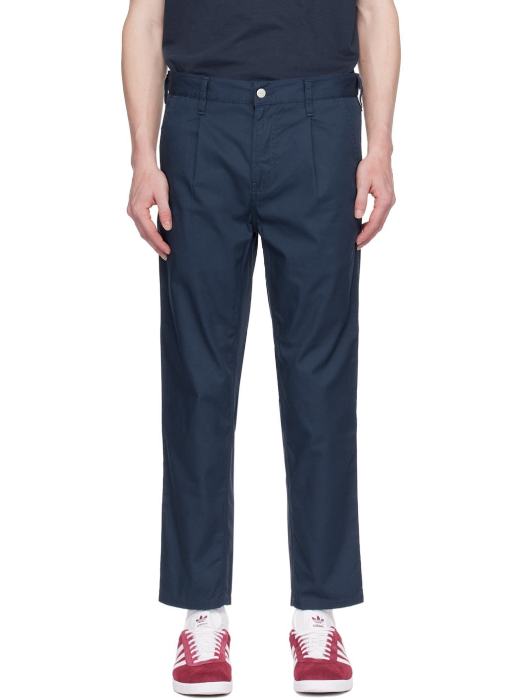 Navy Abbott Trousers - 1