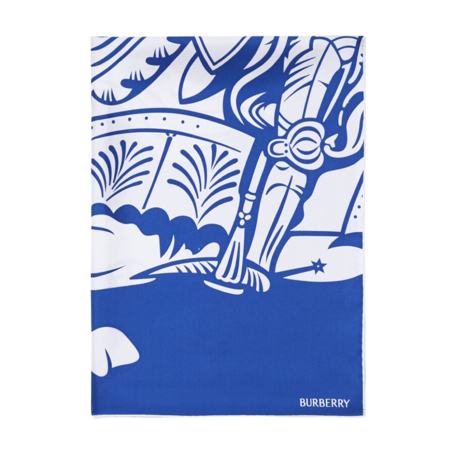 Burberry Knight Emblem Silk Scarf - 5