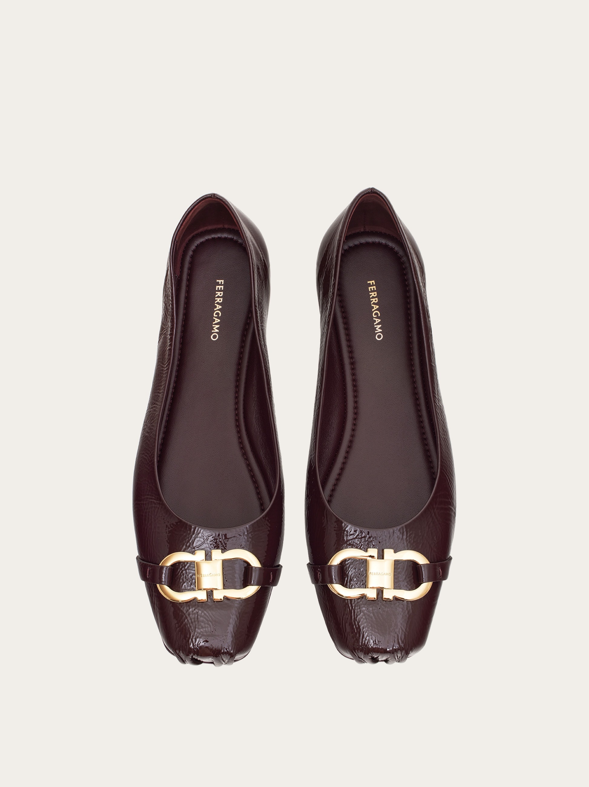Ballet flat with Gancini ornament - 3