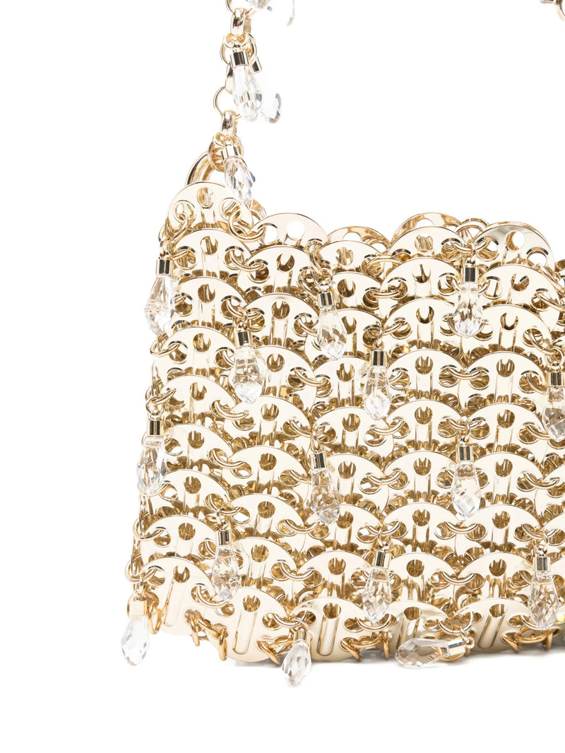 rabanne Rabanne Crystal Embellished Chain Shoulder Bag outlook