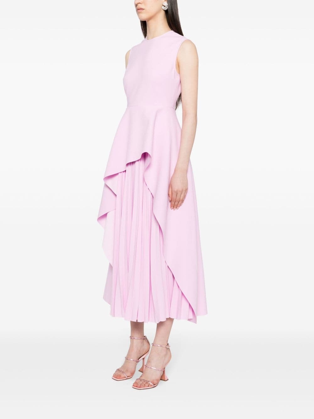 The Severny peplum midi dress - 3