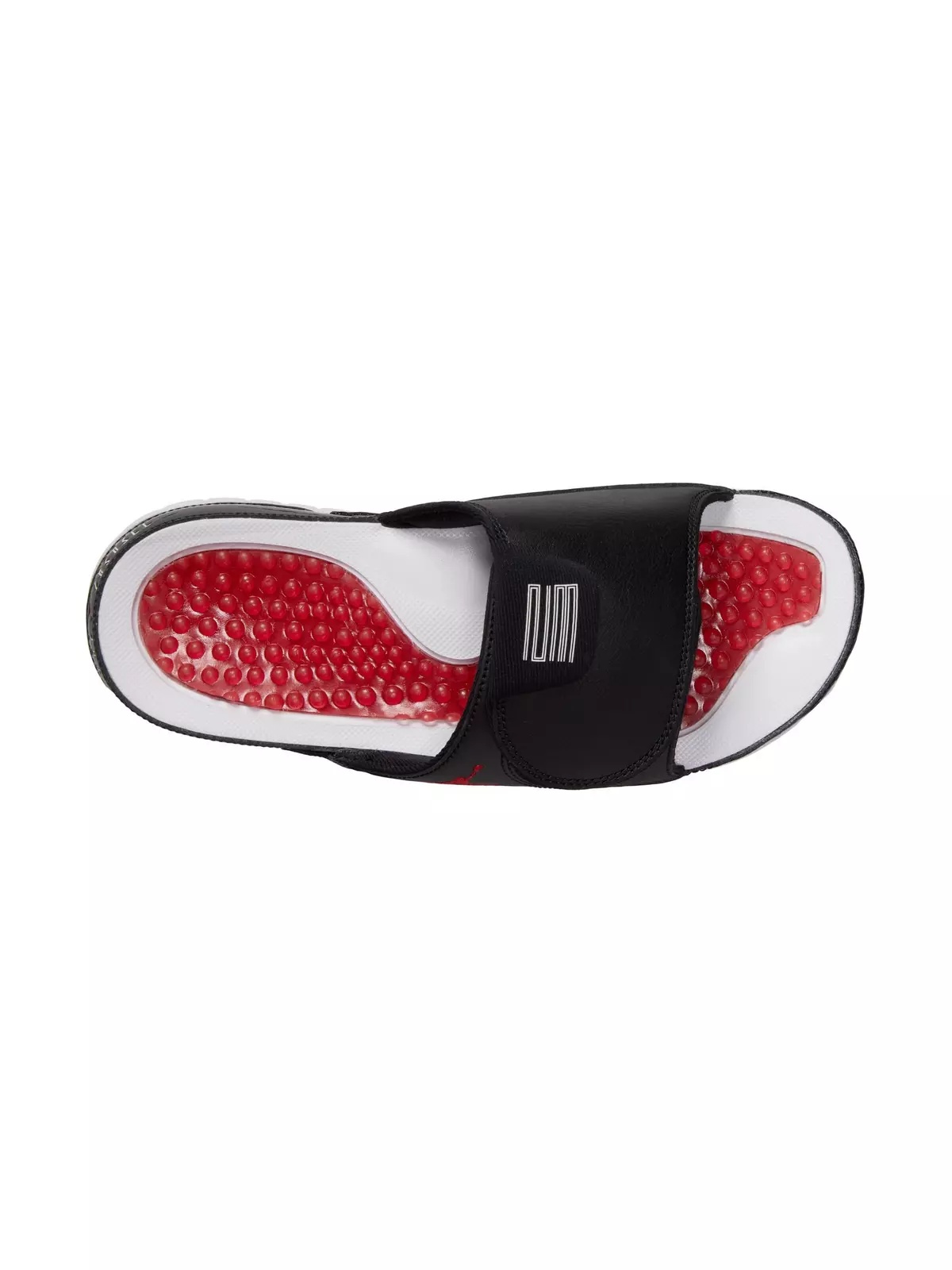 Hydro XI "Black/White/Gym Red" Unisex Slide - 8