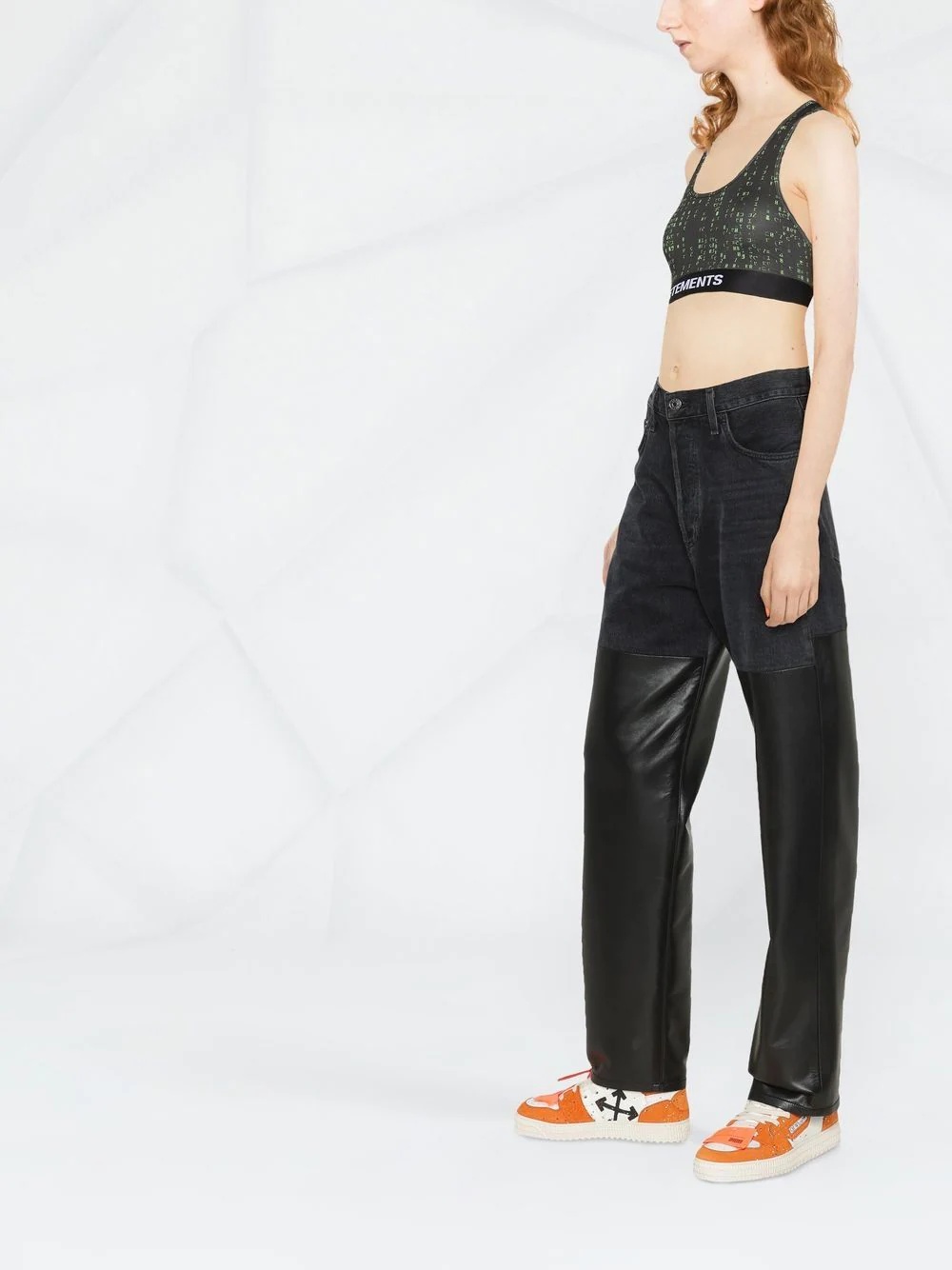 logo-underband cropped vest - 3
