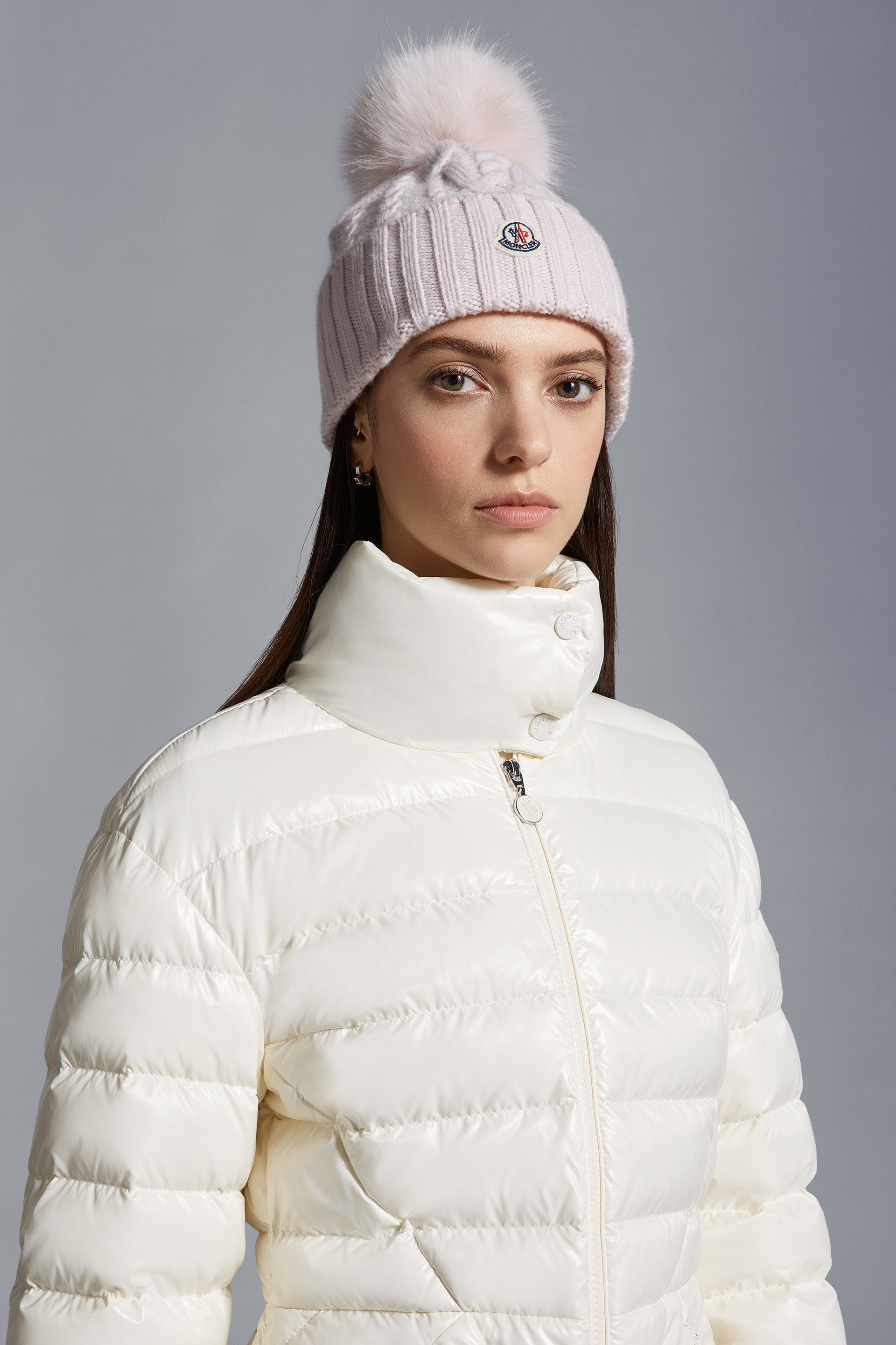 Wool & Cashmere Beanie with Pom Pom - 2