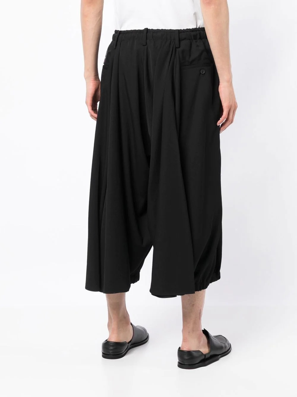 cropped-leg sarrouel trousers - 4