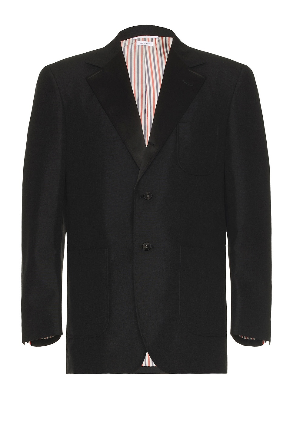 Unstructured Soft Shoulder Patch Blazer - 1