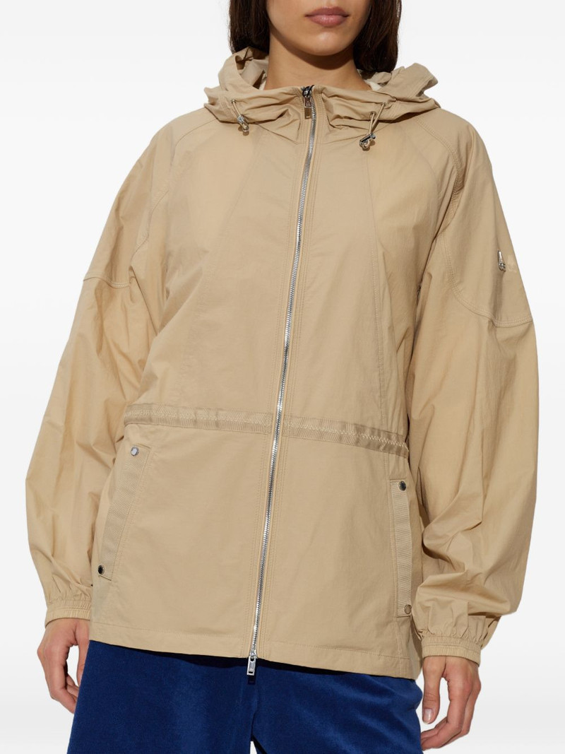 hooded zip-fastening coat 3