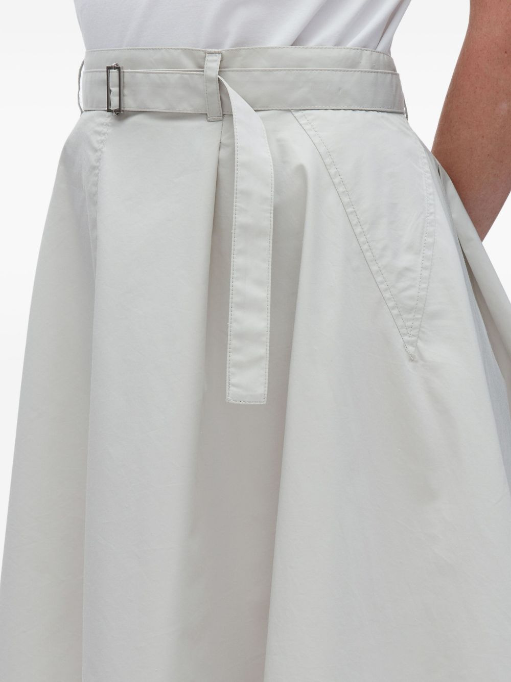 belted layered skirt - 5