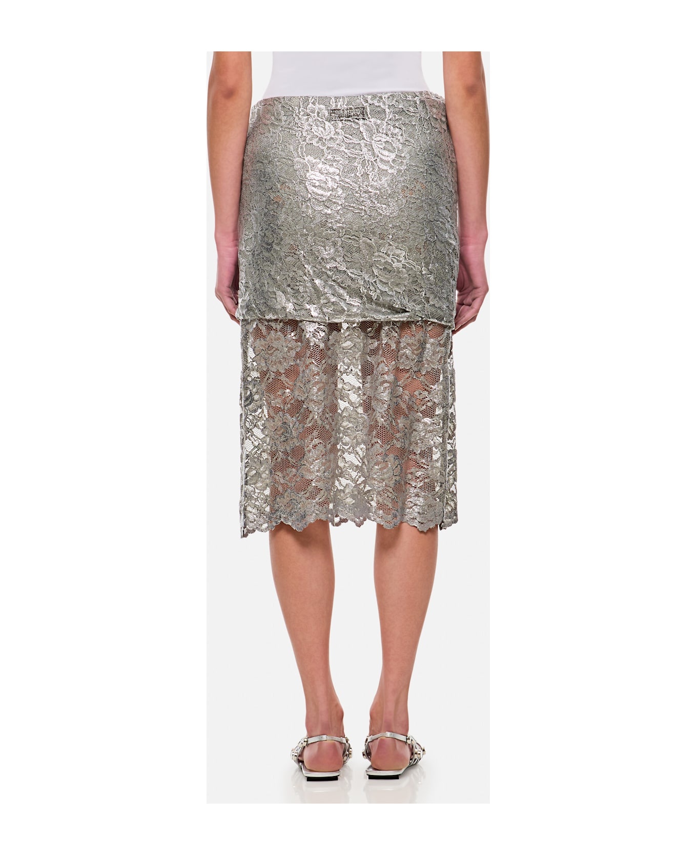 Lace Midi Skirt - 3