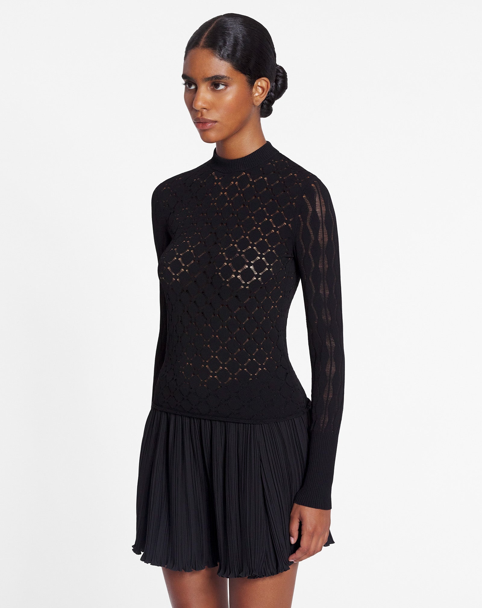 BODYCON LONG-SLEEVED TOP - 3