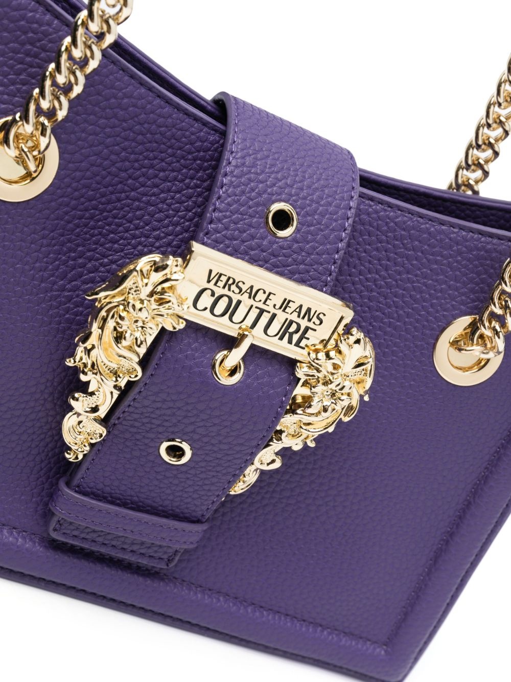 Baroque-buckle shoulder bag - 5