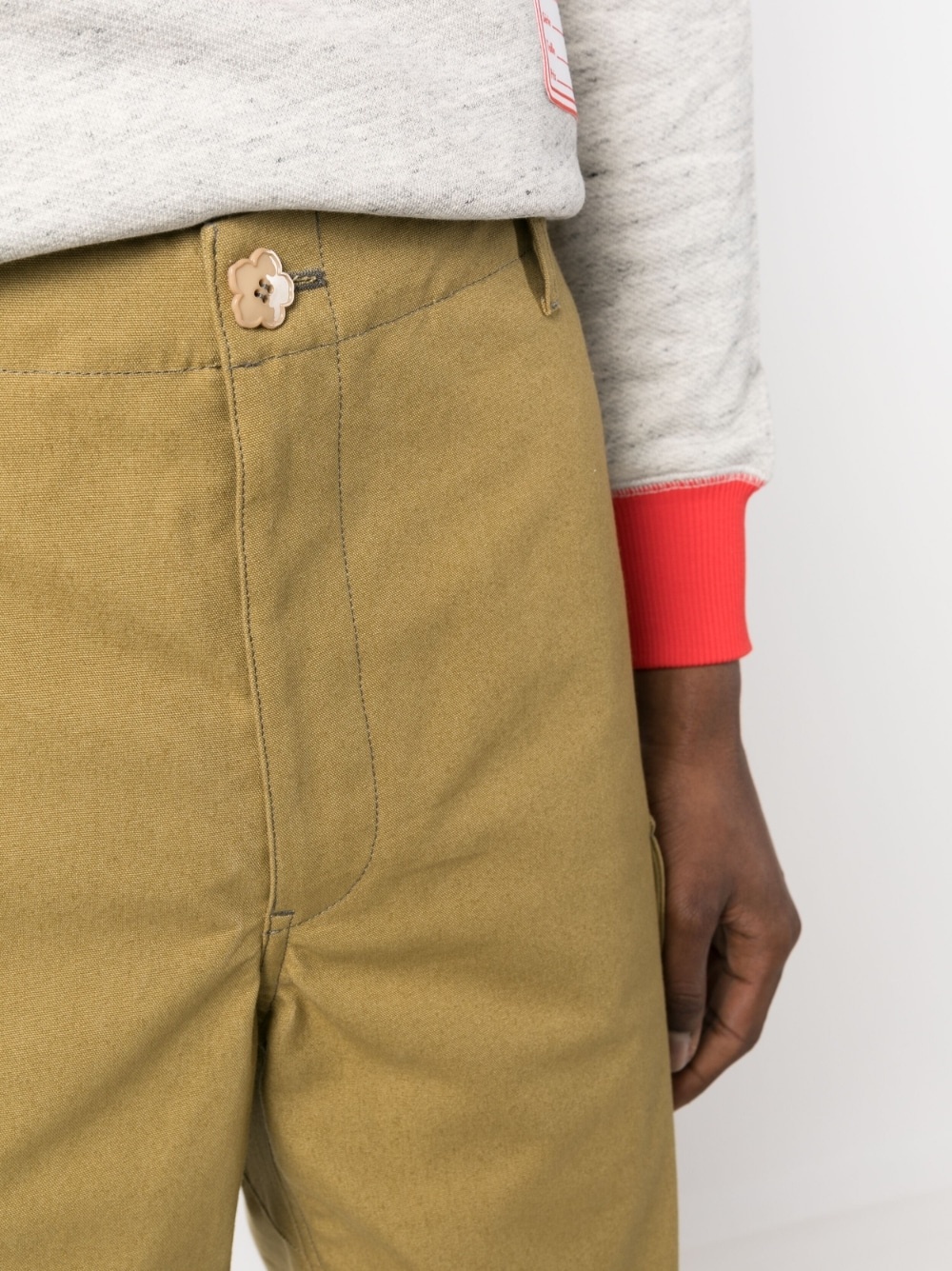 multi-pocket cotton cargo shorts - 5
