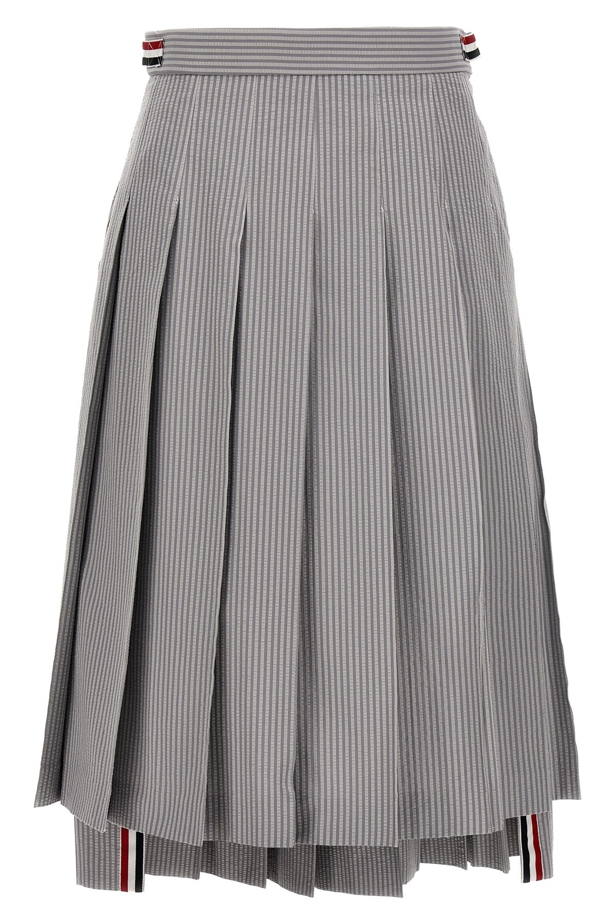 Pleated midi skirt - 1