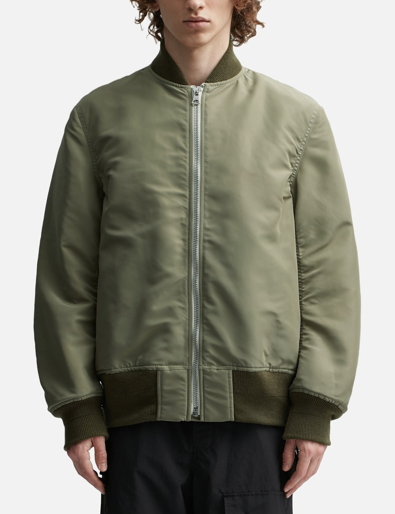 NYLON TWILL WORKWEAR BOMBER JACKET 7