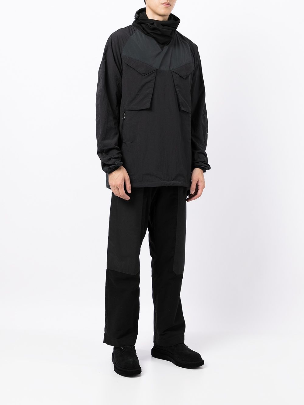 pullover funnel-neck jacket - 3