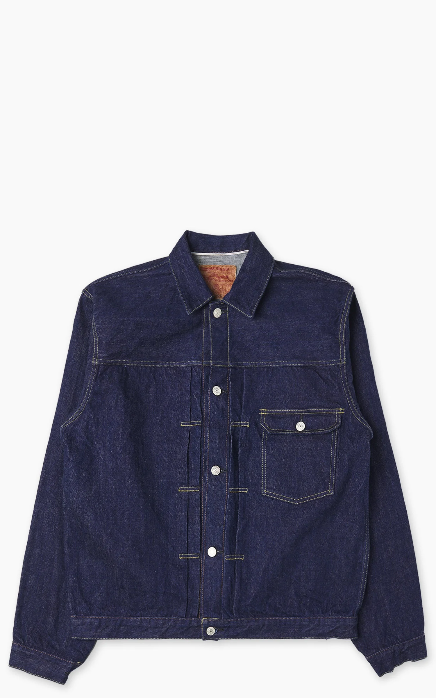 STUDIO D'ARTISAN SD-DO1J "THE ORIGIN" TYPE 1 DENIM JACKET ONE WASH INDIGO - 1