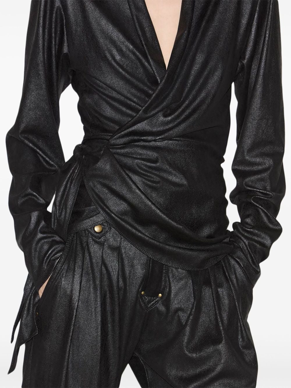 Cinaye wrap top - 5