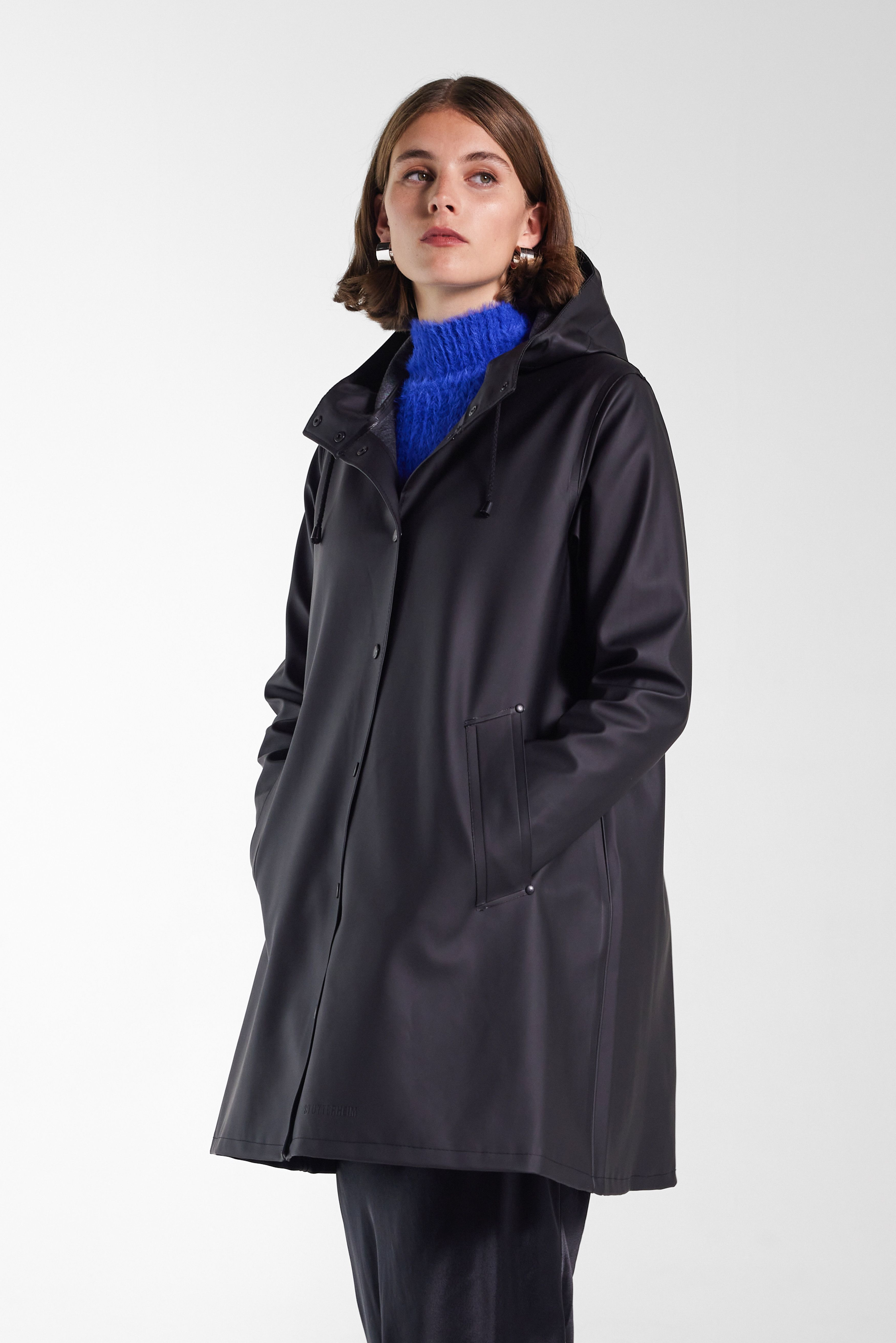 Black Raincoat for Women - Mosebacke - 3
