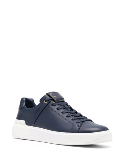 Balmain B-Court lace-up sneakers outlook