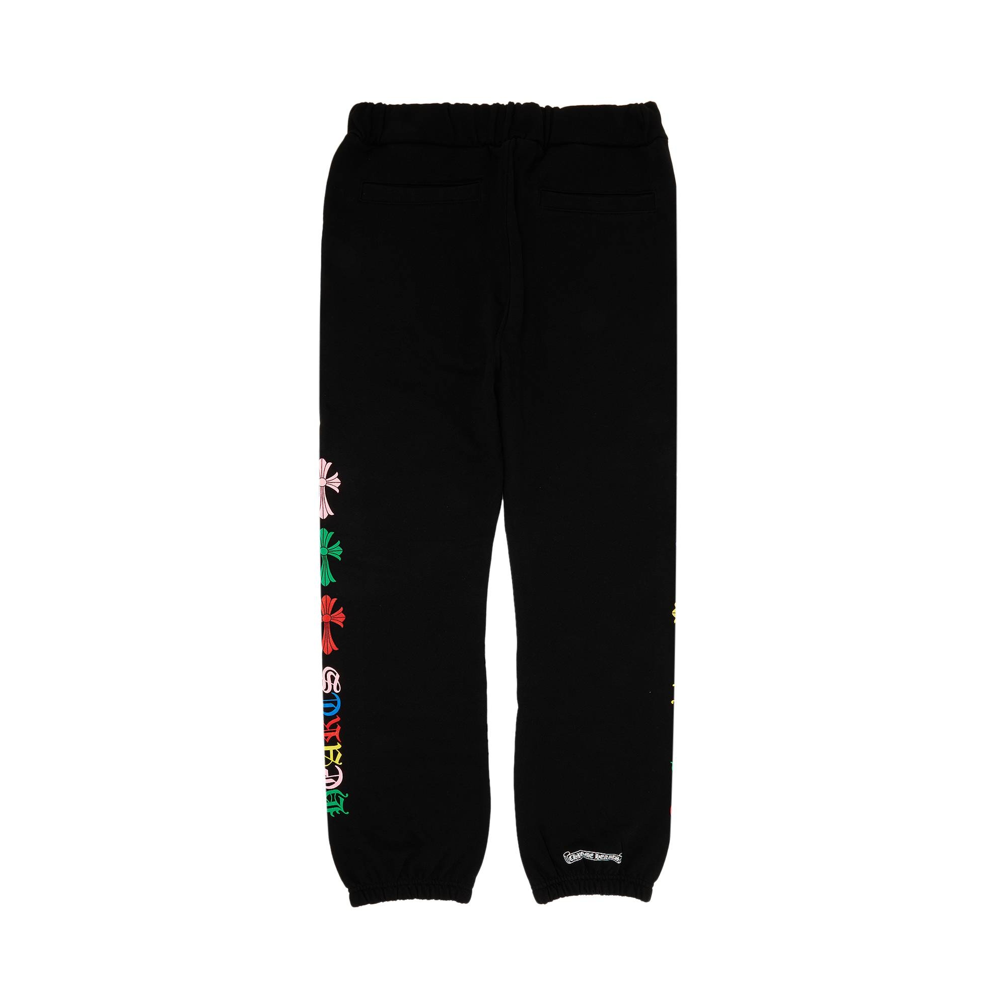 Chrome Hearts Cross Sweatpants 'Black/Multicolor' - 2