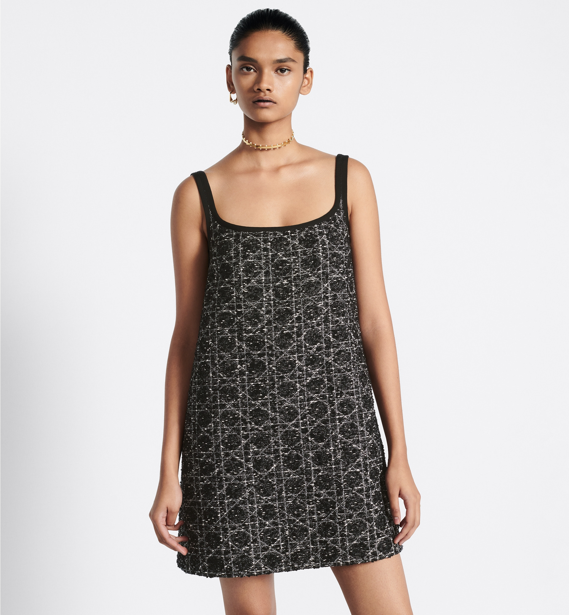 Macrocannage Short Dress - 3
