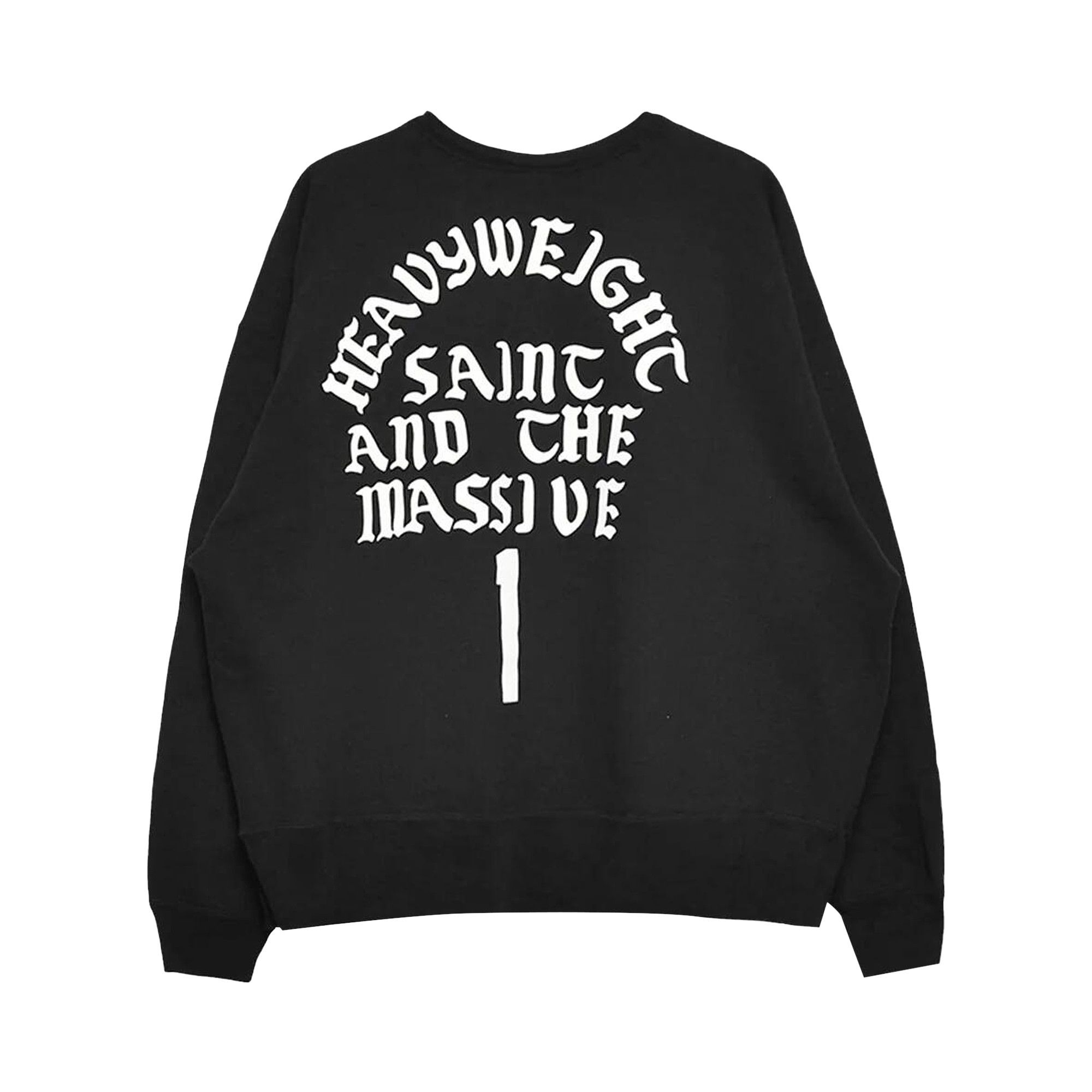 SAINT Mxxxxxx It's Saint Crewneck Sweatshirt 'Black' - 2