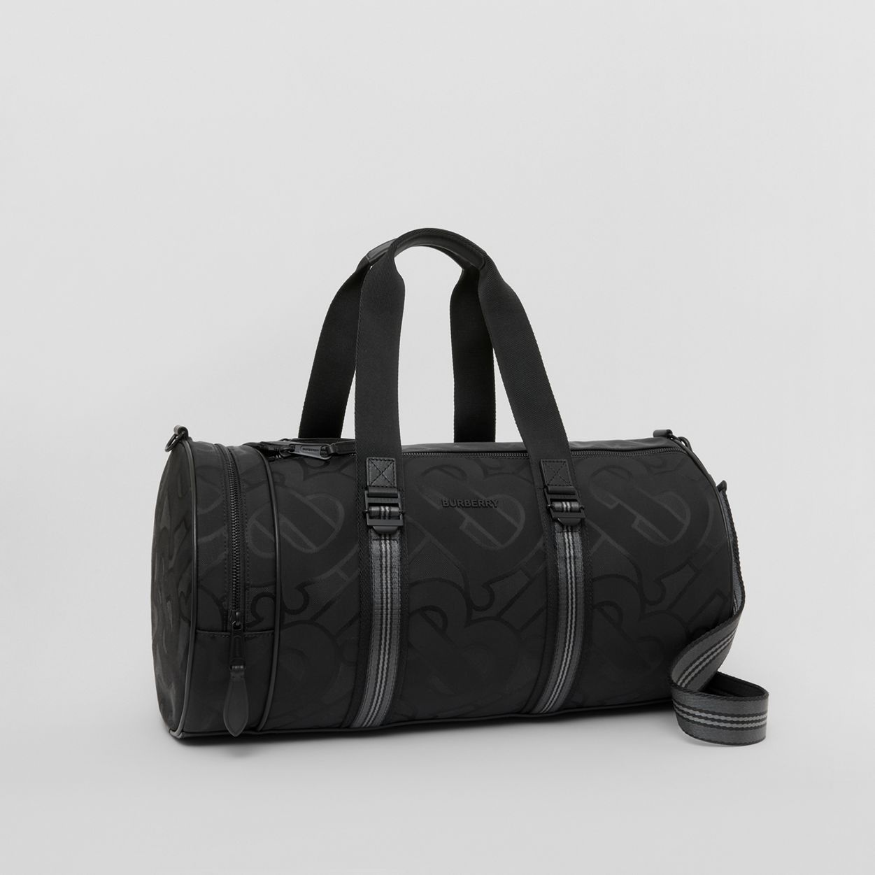 Medium Monogram Jacquard Barrel Bag - 7