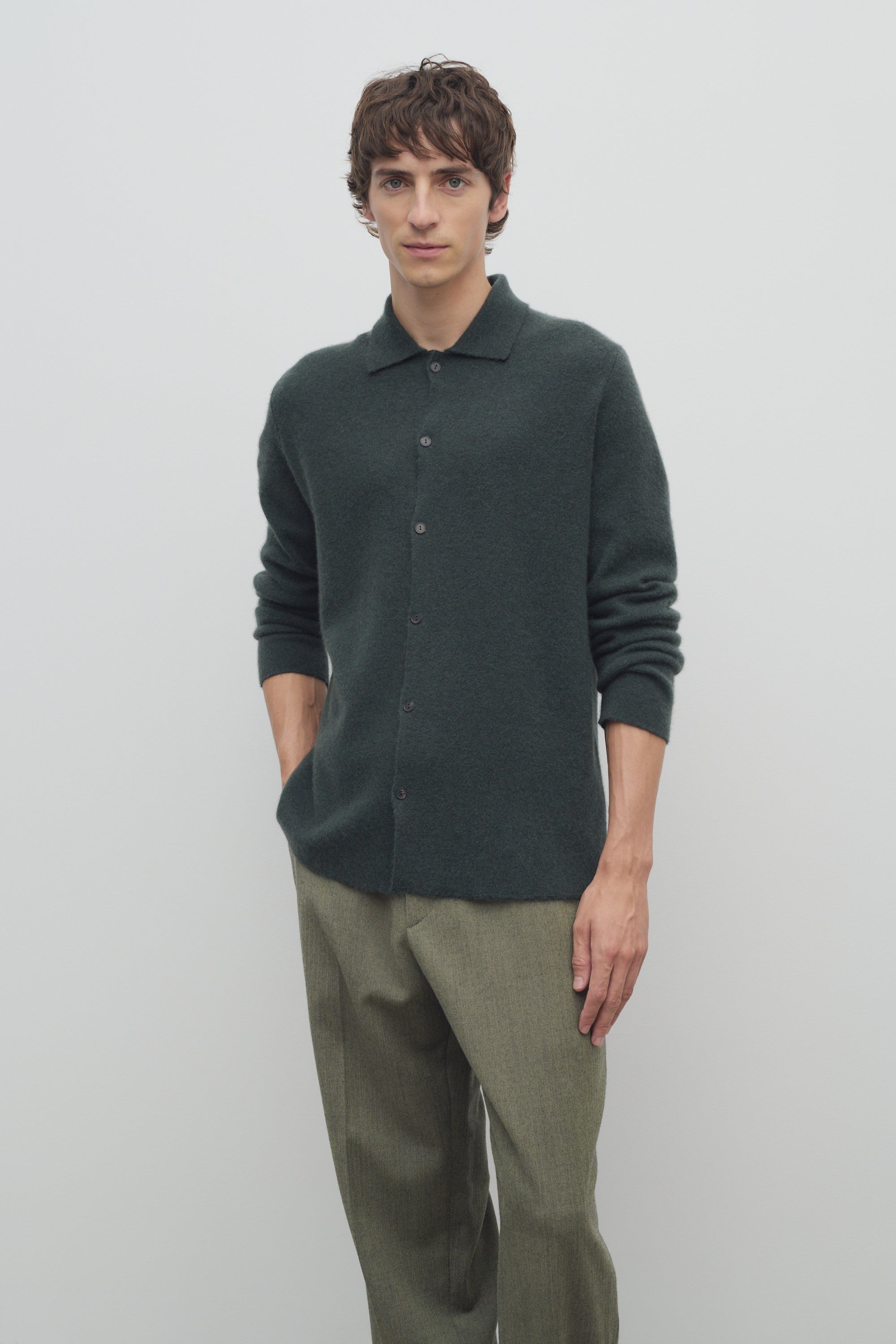 Iverson Jacket in Silk, Cashmere, and Cotton - 3