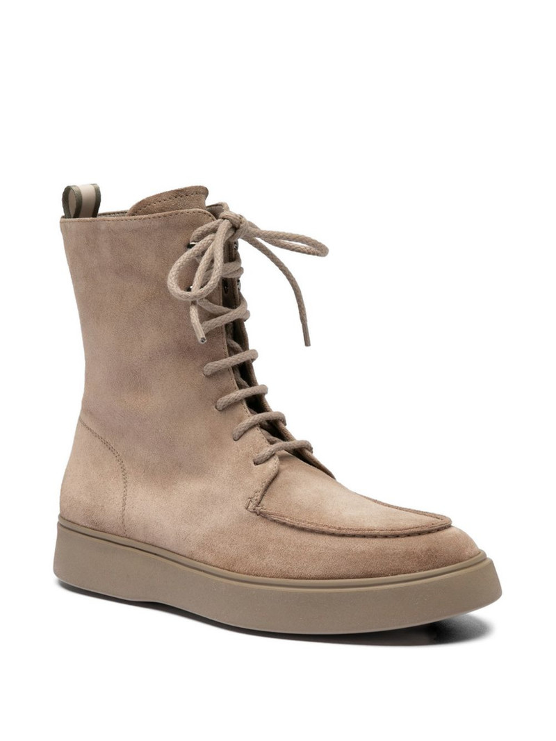 OFFICINE CREATIVE Frame 108 lace-up zip boots outlook