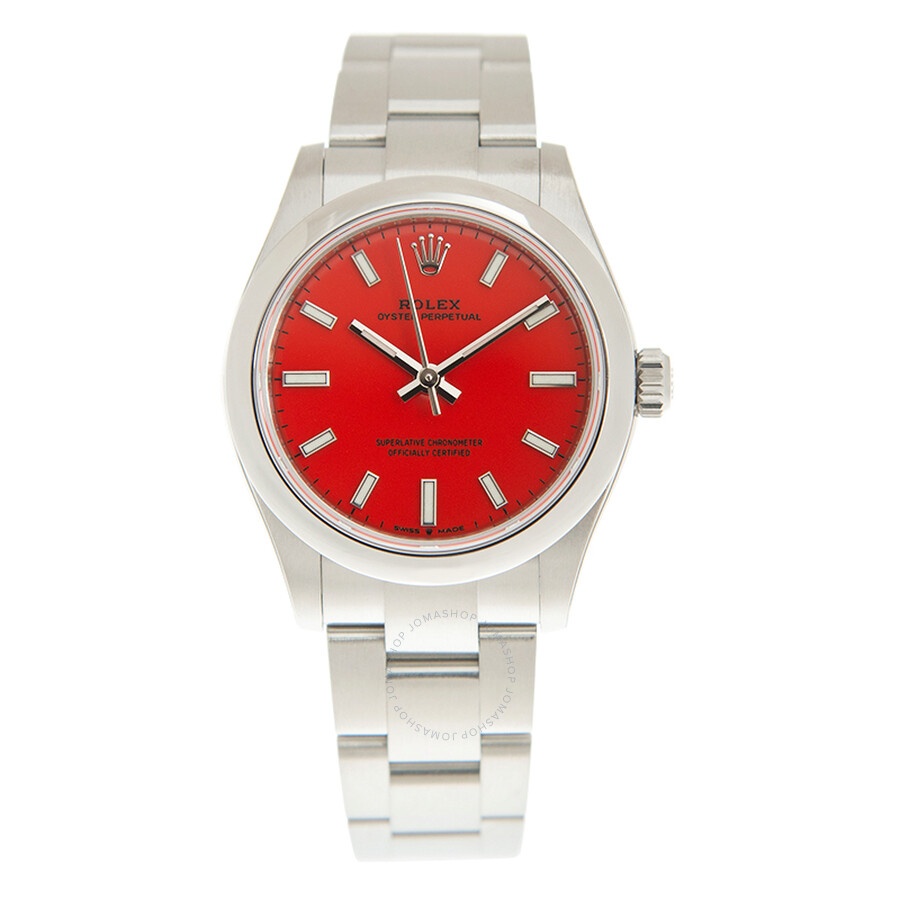 Rolex Oyster Perpetual 31 Coral Red Dial Automatic Ladies Watch 277200CRLRDSO - 2