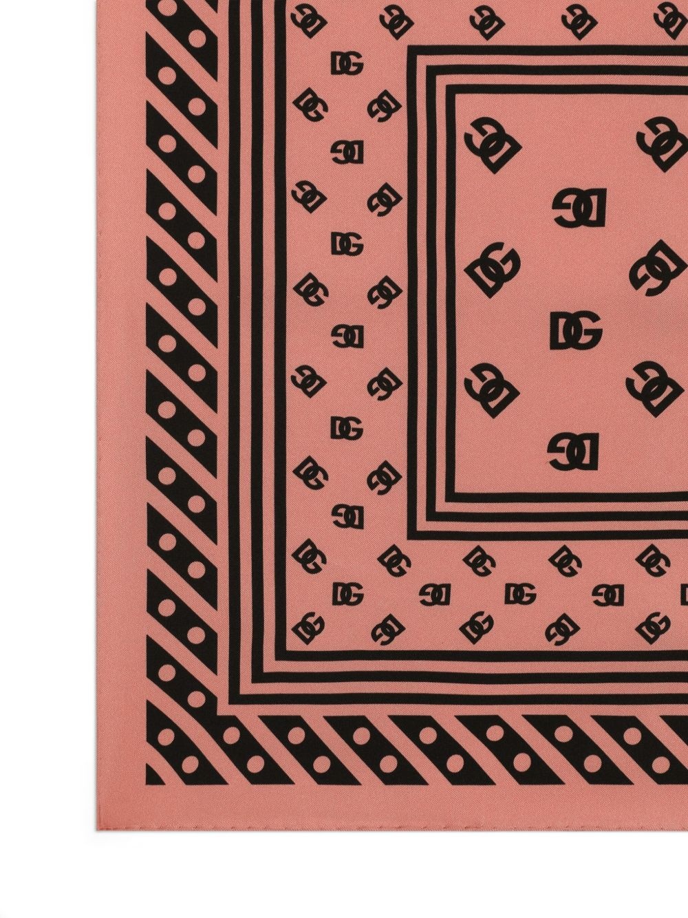 monogram scarf - 2