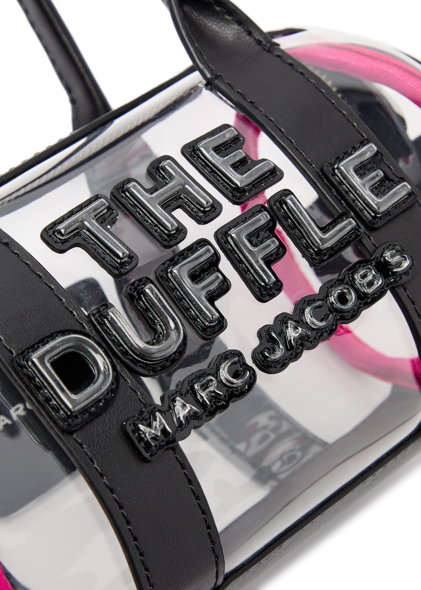 The Duffle mini PVC and leather top handle bag - 3