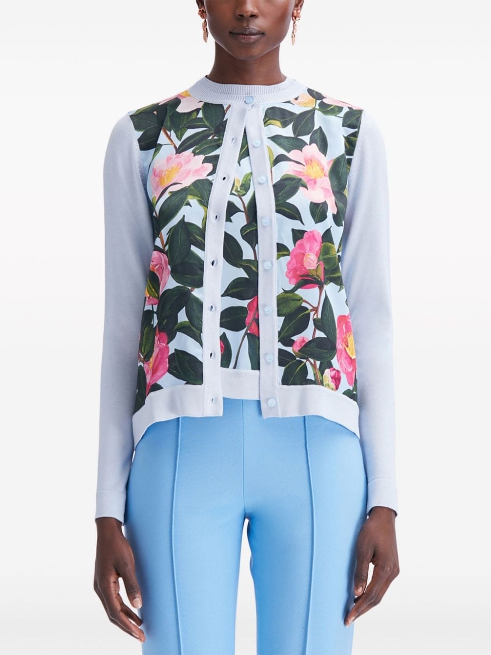 Camellia button-up cardigan - 3