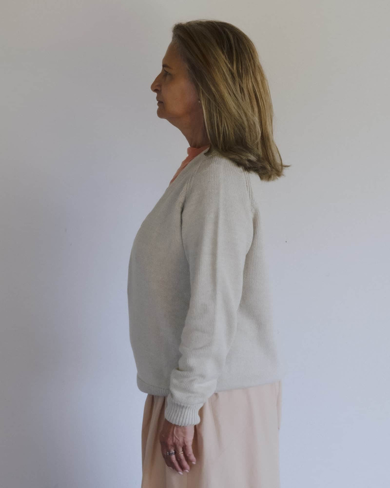 Soar V Neck - Organic Cotton Knit 5