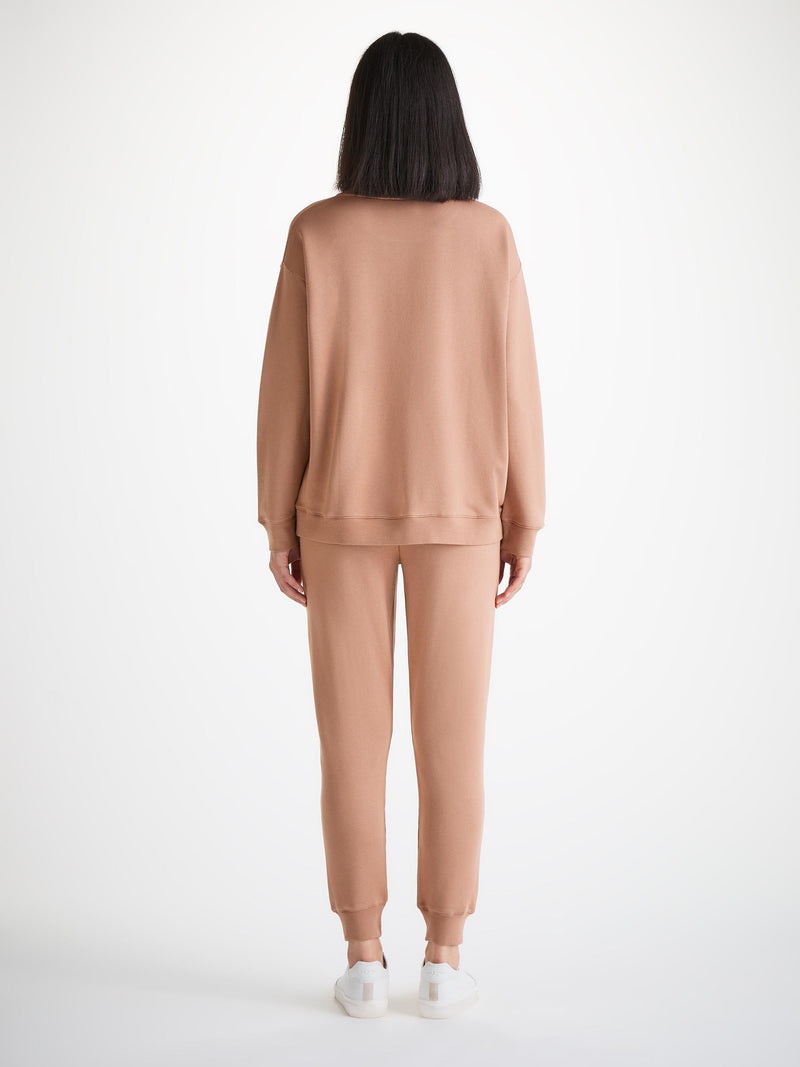 Women's Sweatshirt Quinn Cotton Modal Latte - 4