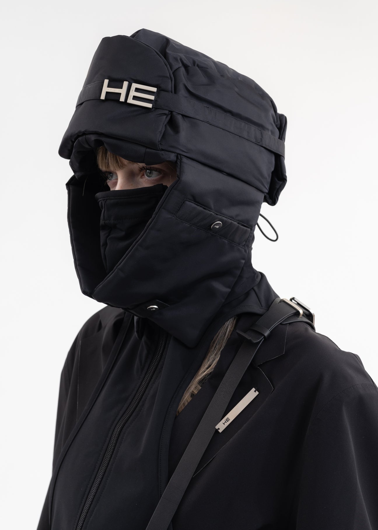 BLACK SURREPTITIOUS TRAPPER HAT - 10