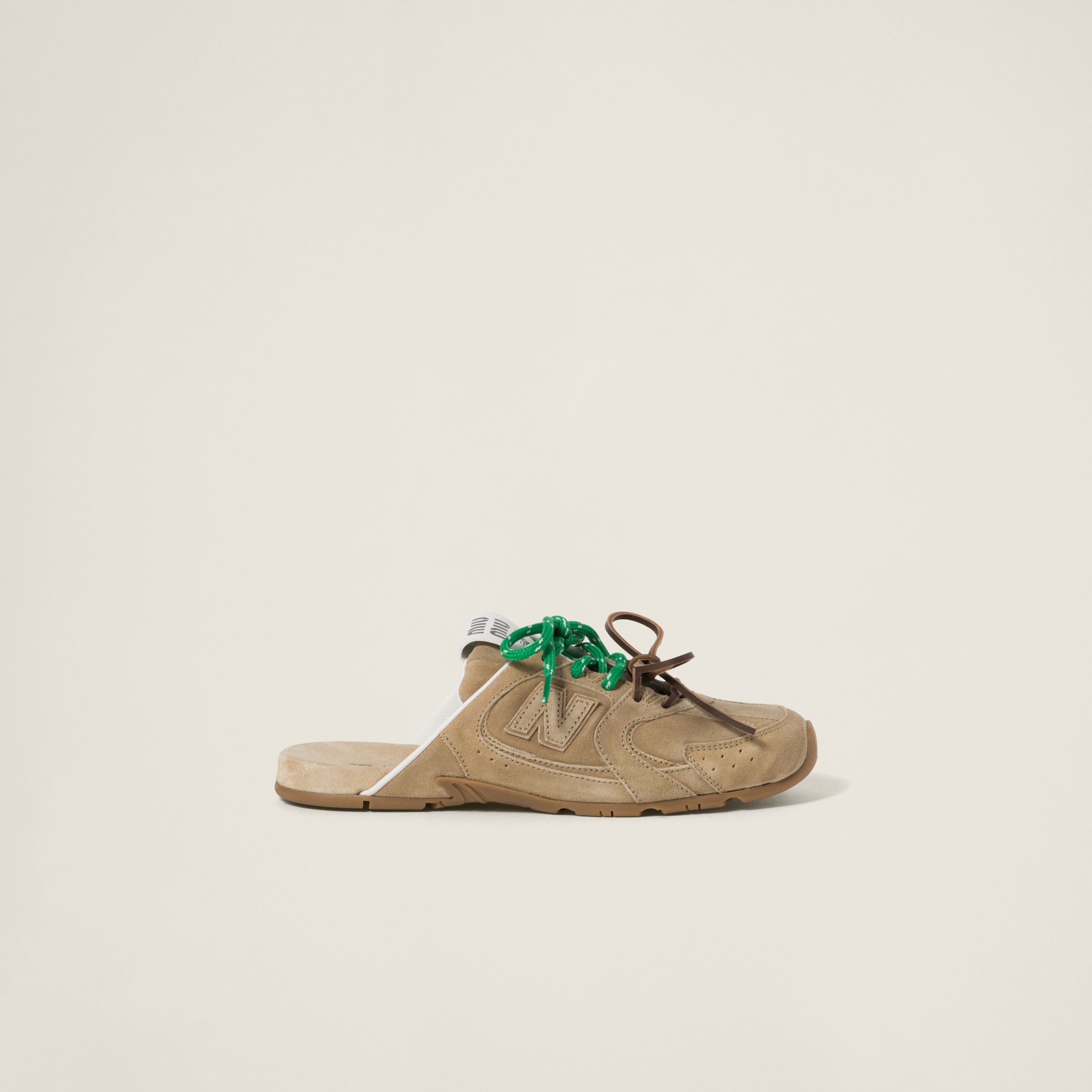 New Balance X Miu Miu 530 SL faded suede mules - 2