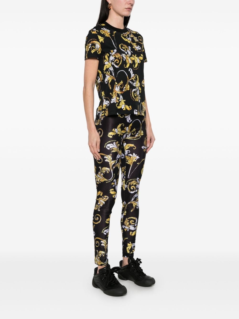 Barocco-print T-shirt - 3