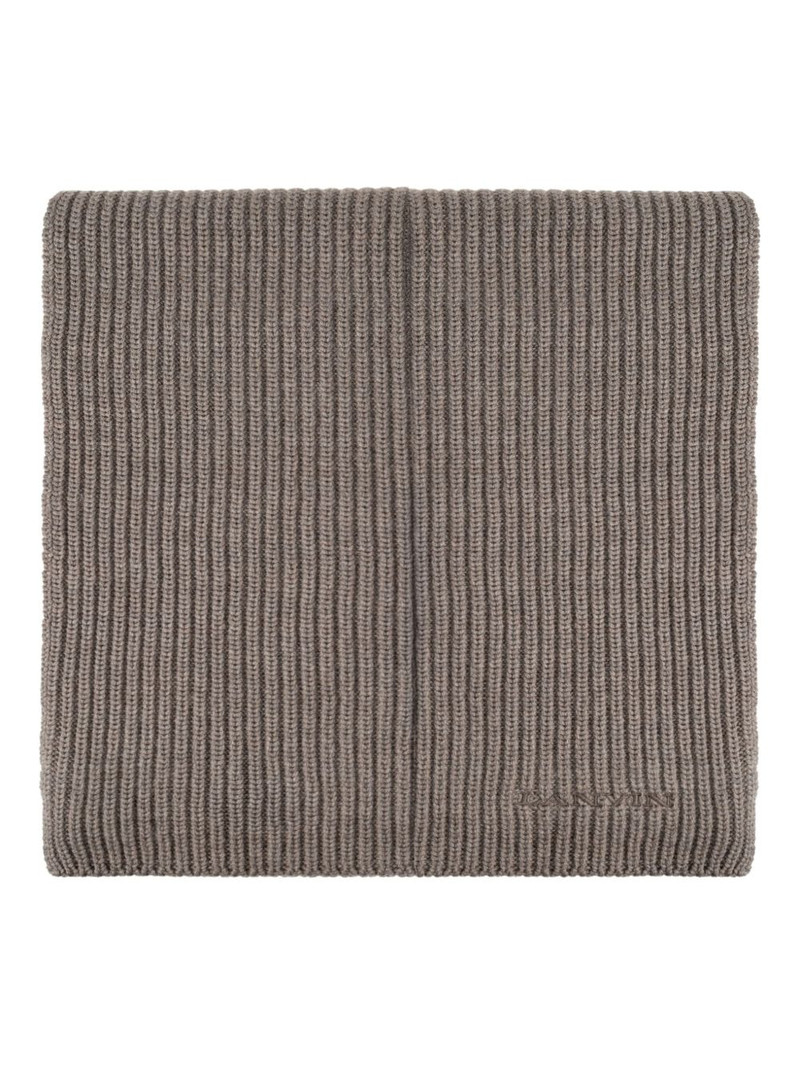 ribbed-knit scarf 1