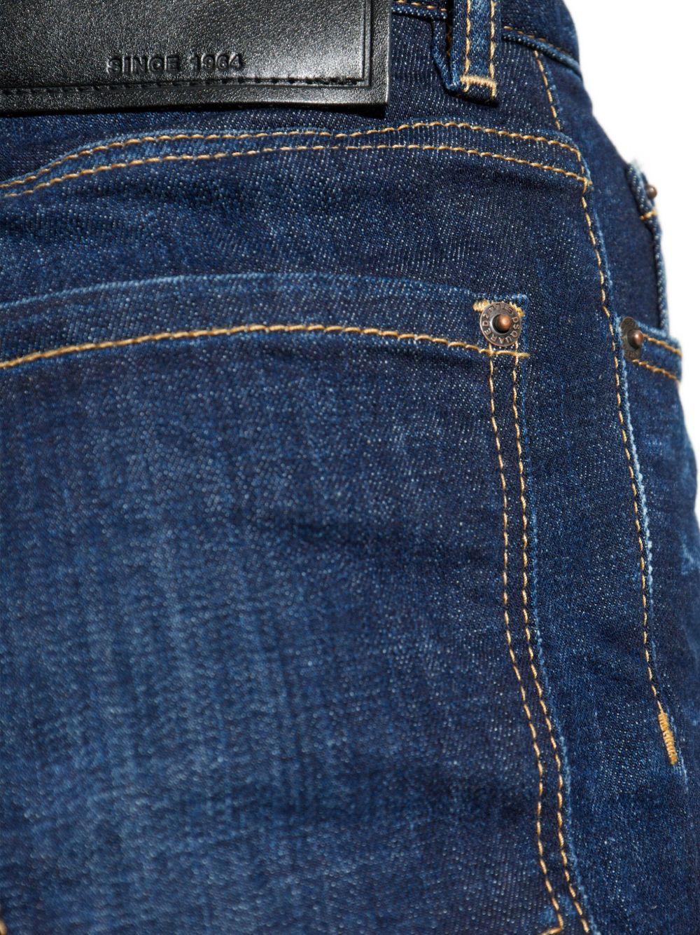 logo-plaque jeans - 5