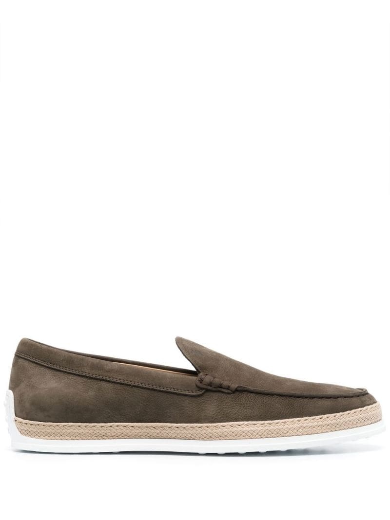 【送料&関税込】Tod's Calfskin Slip-on Loafers Tod's slip-on style loafers | REVERSIBLE